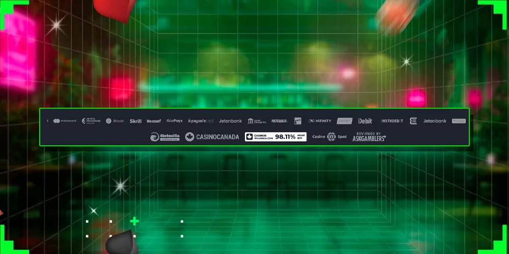 Footer payment methods