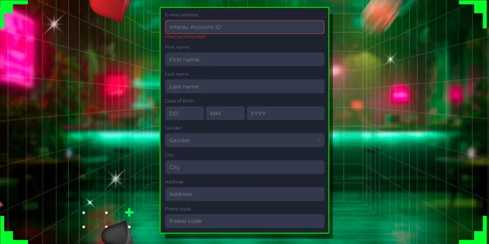 Enter the required details for the withdrawal