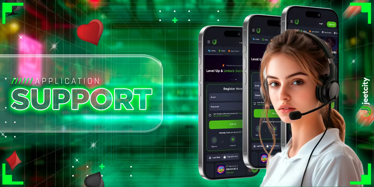 Support service in the mobile application