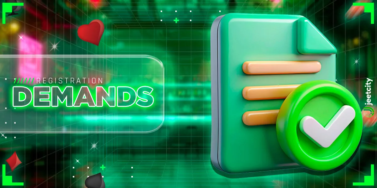 Requirements for registering a personal account
